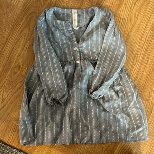 Girls vignette dress size 2